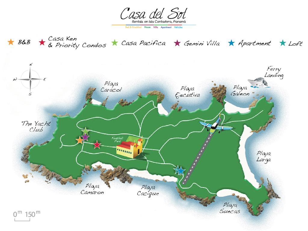 Contadora Island Casa Del Sol Bed And Breakfast المظهر الخارجي الصورة